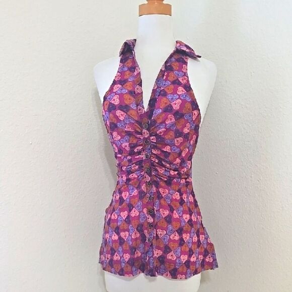 Free People Retro Blouse S - Picture 1 of 8